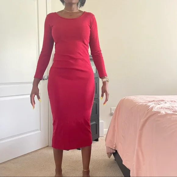 American Apparel Midi Dress